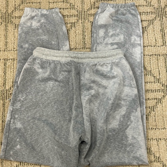 Tie-Dye Gray Jogger Sweatpants with Drawstring size S/M - Picture 4 of 4